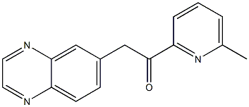 1-(6-甲基吡啶-2-基)-2-(6-喹喔啉基)乙酮