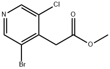 4-Pyridineacetic acid, 3-bromo-5-chloro-, methyl ester