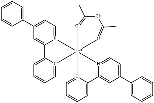 (2,4-pentanedionato-κO2,κO4)bis[2-(4-phenyl-2-pyridinyl-κN)phenyl-κC]-, (OC-6-33)-Iridium