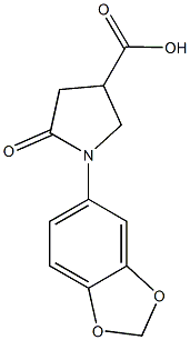 3-Pyrrolidinecarboxylic acid, 1-(1,3-benzodioxol-5-yl)-5-oxo-