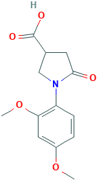 3-pyrrolidinecarboxylic acid, 1-(2,4-dimethoxyphenyl)-5-oxo-