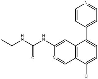 1-(8-chloro-5-(pyridin-4-yl)isoquinolin-3-yl)-3-ethylurea