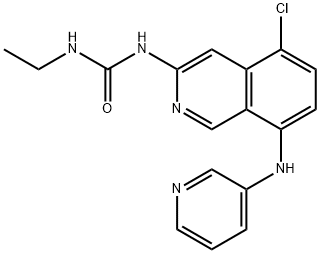 1-(5-chloro-8-(pyridin-3-ylamino)isoquinolin-3-yl)-3-ethylurea