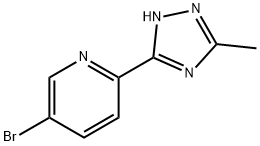 5-bromo-2-(3-methyl-1H-1,2,4-triazol-5-yl)pyridine