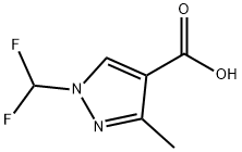 1H-Pyrazole-4-carboxylic acid, 1-(difluoromethyl)-3-methyl-