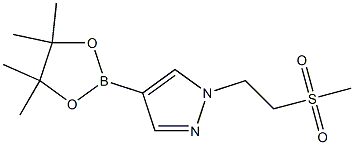 1-(2-(Methylsulfonyl)ethyl)-4-(4,4,5,5-tetramethyl-1,3,2-dioxaborolan-2-yl)-1H-pyrazole