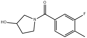 Methanone, (3-fluoro-4-methylphenyl)(3-hydroxy-1-pyrrolidinyl)-