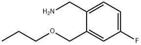 1-[4-fluoro-2-(propoxymethyl)phenyl]methanamine