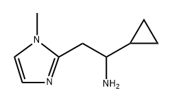 1-cyclopropyl-2-(1-methyl-1H-imidazol-2-yl)ethan1-amine