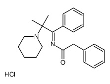 N-(2-methyl-1-phenyl-2-piperidin-1-ium-1-ylpropylidene)-2-phenylacetamide,chloride