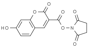 N-琥珀酰亚胺基-7-羟基香豆素-3-羧酸酯
