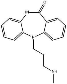 11H-Dibenzo[b,e][1,4]diazepin-11-one, 5,10-dihydro-5-[3-(methylamino)propyl]-