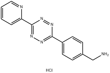 (4-(6-(pyridin-2-yl)-1,2,4,5-tetrazin-3-yl)phenyl)methanamine hydrochloride