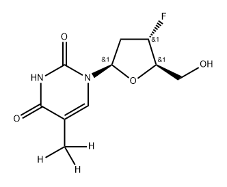 [2H3]-3'-Deoxy-3'-fluorothymidine