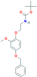 N-tert-Butyloxycarbonyl-2-(4-benzyloxy-2-methoxyphenoxy)-ethylamine