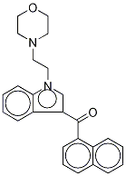 1-[2-(4-Morpholinyl)ethyl-d4]-3-(1-naphthoyl)indole JWH 200-d4