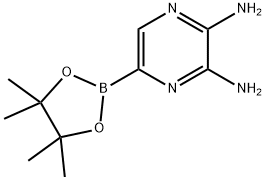 5-(Tetramethyl-1,3,2-dioxaborolan-2-yl)pyrazine-2,3-diamine