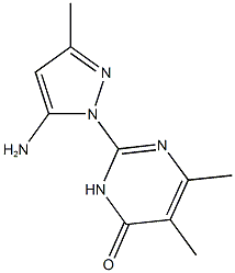 2-(5-Amino-3-methyl-1H-pyrazol-1-yl)-5,6-dimethylpyrimidin-4(3H)-one