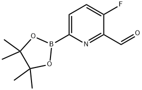 3-fluoro-6-(tetramethyl-1,3,2-dioxaborolan-2-yl)pyridine-2-carbaldehyde