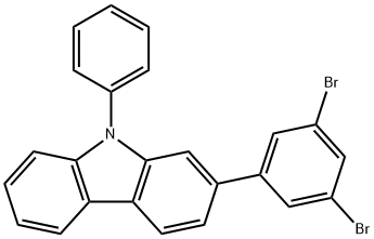 2- (3,5-dibromophenyl) -N-phenyl-9H-carbazole