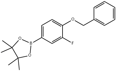 2-(4-(Benzyloxy)-3-fluorophenyl)-4,4,5,5-tetramethyl-1,3,2-dioxaborolane