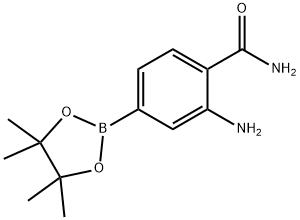 2-amino-4-(4,4,5,5-tetramethyl-1,3,2-dioxaborolan-2-yl)benzamide