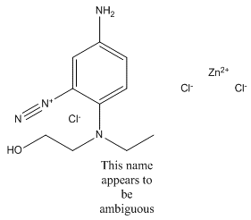 N-Ethyl-N-(2-Hydroxyethyl)-1,4-Phenylenediamine Diazonium Chloride Zinc Chloride