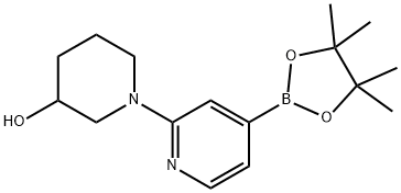 1-[4-(tetramethyl-1,3,2-dioxaborolan-2-yl)pyridin-2-yl]piperidin-3-ol