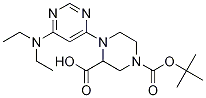 4-(6-DiethylaMino-pyriMidin-4-yl)-piperazine-1,3-dicarboxylic acid 1-tert-butyl ester