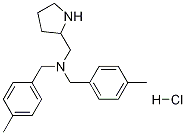 双-(4-甲基-苄基)-吡咯烷-2-基甲基-胺盐酸盐