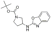 3-(苯并恶唑-2-基氨基)-吡咯烷-1-羧酸叔丁基酯