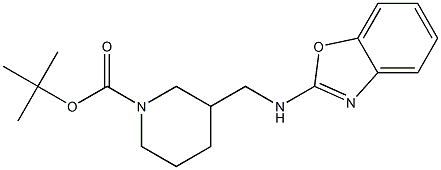 3-(苯并恶唑-2-基氨基甲基)-哌啶-1-羧酸叔丁基酯