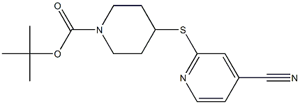 4-(4-氰基吡啶-2-基硫烷基)-哌啶-1-羧酸叔丁基酯