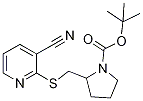 2-(3-Cyano-pyridin-2-ylsulfanylMeth yl)-pyrrolidine-1-carboxylic acid t ert-butyl ester