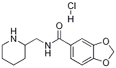 苯并[1,3]间二氧杂环戊烯-5-羧酸(哌啶-2-基甲基)-酰胺盐酸盐