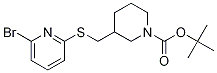 3-(6-溴吡啶-2-基硫烷基甲基)-哌啶-1-羧酸叔丁基酯