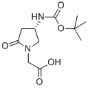 (S)-(4-N-BOC-氨基-2-氧代-吡咯烷-1-基)-乙酸