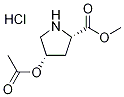 Methyl (2S,4S)-4-(acetyloxy)-2-pyrrolidinecarboxylate hydrochloride