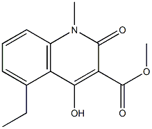 1,2-Dihydro-4-hydroxy-5-ethyl-1-methyl-2-oxo-quinoline-3-carboxylic acid methyl ester