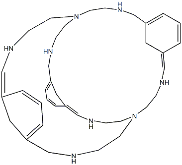 1,4,12,15,18,26,31,39-octaazapentacyclo[13.13.13.1-(6,10).1(20,24).1(33,37)]-tetratetracontane-6,8,10,20,22,24,33,35,37-nonaene