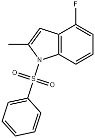 1H-Indole, 4-fluoro-2-methyl-1-(phenylsulfonyl)-