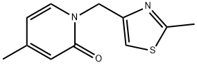 2(1H)-Pyridinone, 4-methyl-1-[(2-methyl-4-thiazolyl)methyl]-