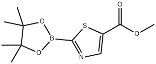 methyl 2-(4,4,5,5-tetramethyl-1,3,2-dioxaborolan-2-yl)thiazole-5-carboxylate