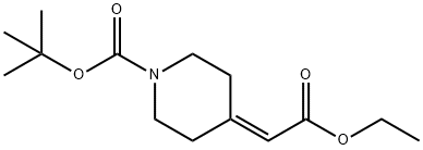 叔丁基 4-(2-乙氧基-2-氧代亚乙基)哌啶-1-甲酸叔丁酯