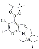 5-Chloro-6-iodo-4-(4,4,5,5-tetramethyl-1,3,2-dioxaborolan-2-yl)-1-(triisopropylsilyl)-1H-pyrrolo[