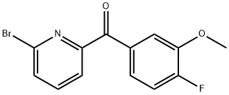 (6-bromopyridin-2-yl)(4-fluoro-3-methoxyphenyl)methanone