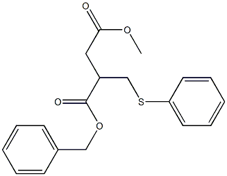 3-苄氧羰基-4-苯硫基丁酸甲酯