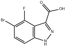 5-bromo-4-fluoro-1H-indazole-3-carboxylic acid