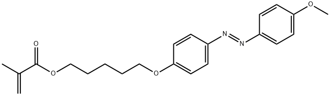 2-Propenoic acid, 2-methyl-, 5-[4-[(1E)-2-(4-methoxyphenyl)diazenyl]phenoxy]pentyl ester