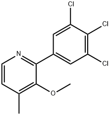 3-Methoxy-4-methyl-2-(3,4,5-trichlorophenyl)pyridine